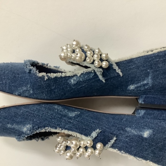 MIU MIU denim shoes with pearls, size 39 - Picture 5 of 10